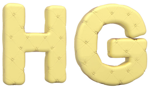 豪華軟皮革字體