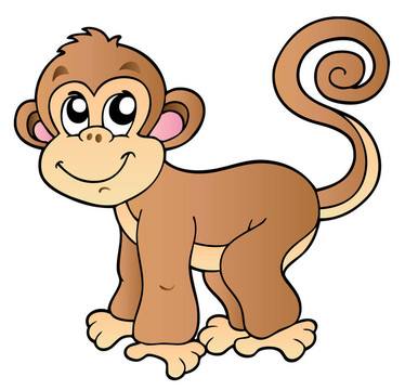 可愛(ài)的小猴子