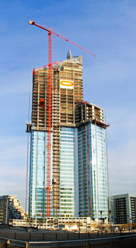 高層建筑施工現(xiàn)場