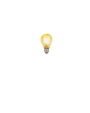 帶有音樂(lè)文本的電燈泡