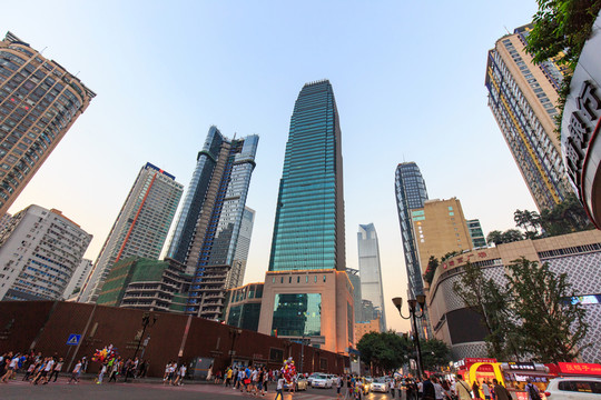 解放碑摩天大樓英利國際金融中心