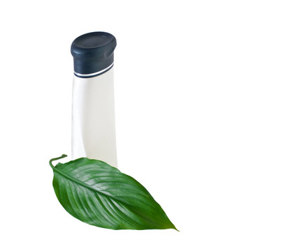 對shampooand綠葉瓶