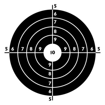 射擊練習(xí)的目標(biāo)