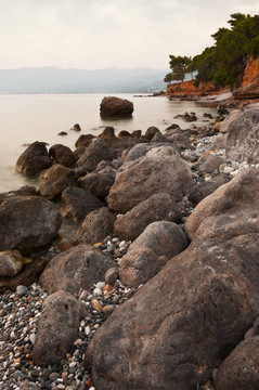 墨西拿石海景