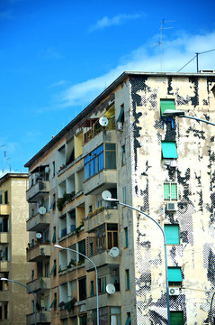 在羅馬附近的建筑細節(jié)garbatella