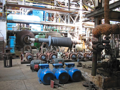 發(fā)電廠汽輪機(jī)；機(jī)械；管道；發(fā)電廠的管子