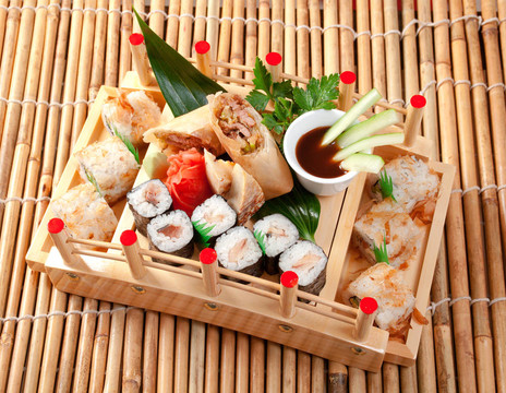 各式壽司日本食品
