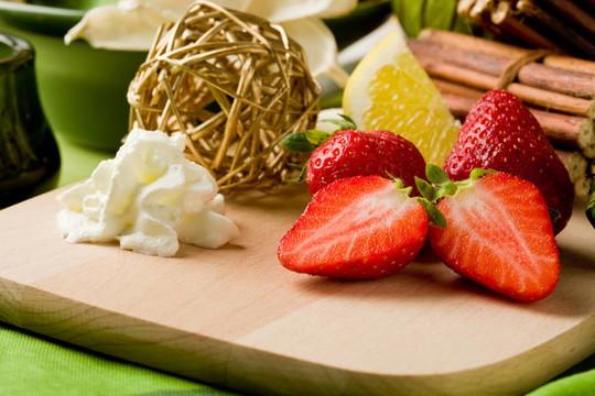 Strawberry Dessert切割板