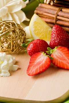 Strawberry Dessert切割板