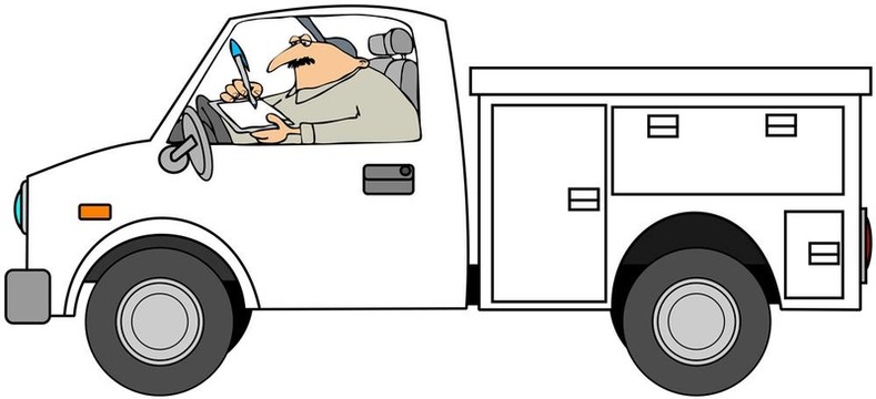 軍人在卡車