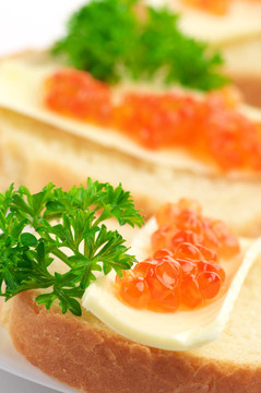 鮭魚魚子醬點(diǎn)心