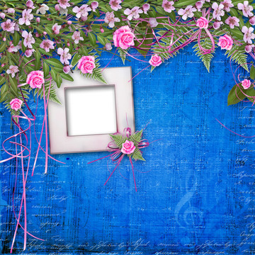 紙和花的美麗bouq寫作背景