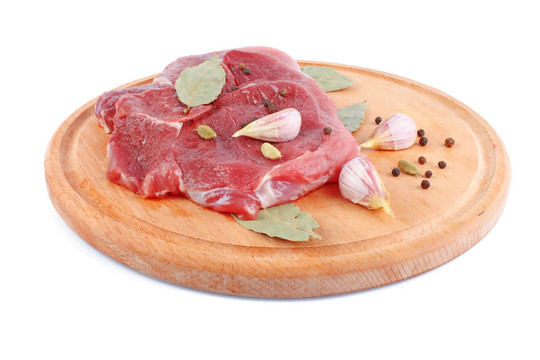 新鮮肉配香料