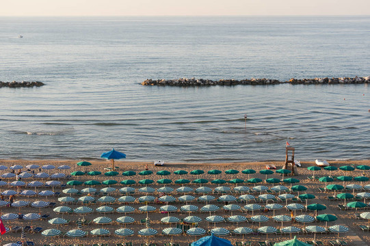 Termoli（坎波巴索；莫利塞大區(qū)；意大利）-晚上海灘