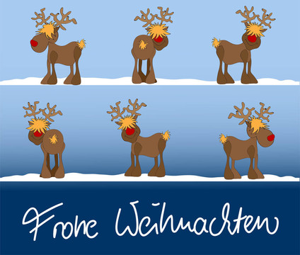 Frohe Weihnachten圣誕卡