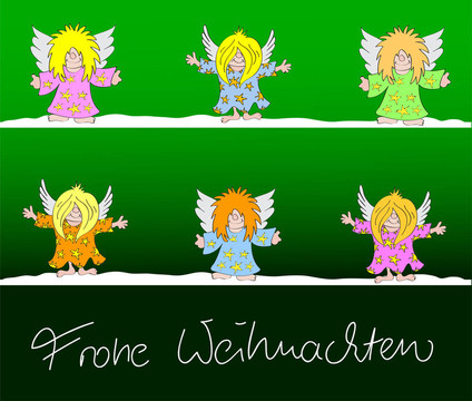 Frohe Weihnachten圣誕卡