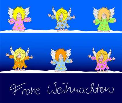 Frohe Weihnachten圣誕卡