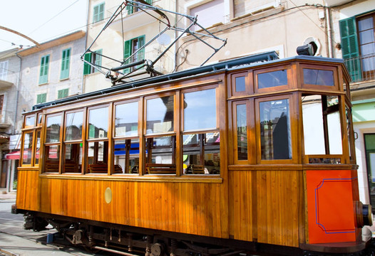 經(jīng)典木有軌電車的Puerto de Soller馬洛卡