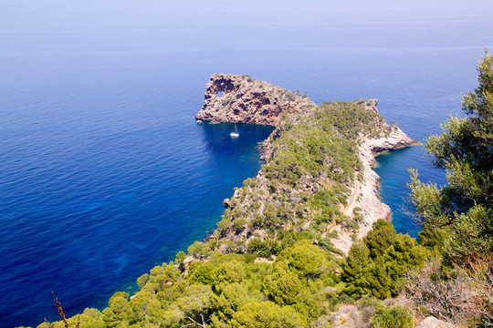 Deia Sa Foradada在地中海馬略卡島