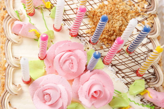 蠟燭生日蛋糕