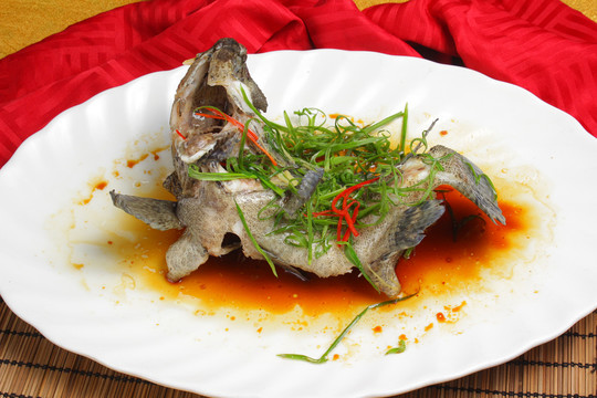 清蒸深海青斑魚 清蒸青斑魚