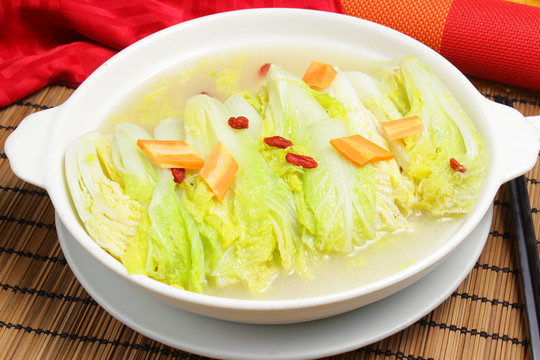 上湯浸時蔬 上湯大白菜