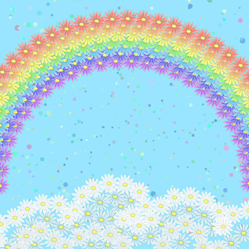 天空中的花