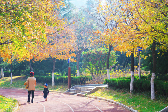 秋天公園