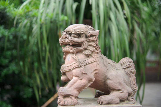 中國(guó)的獅子雕像