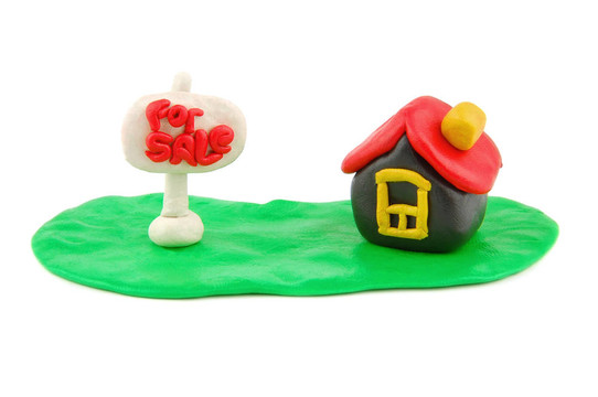 橡皮泥房子，出售房地產(chǎn)標(biāo)志