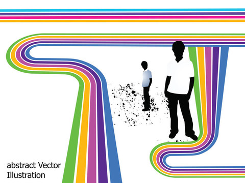 抽象色彩設(shè)計(jì)模板