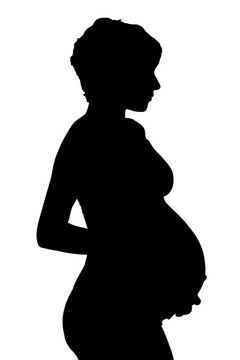 孕婦剪影