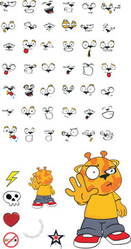 孩子cartoon2長(zhǎng)頸鹿
