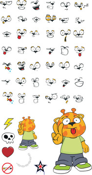 孩子cartoon7長頸鹿