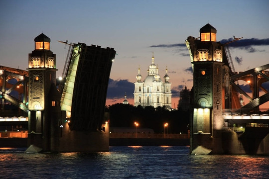 俄羅斯；圣彼得堡；Smolny Cath