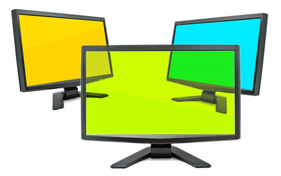 三顯示器