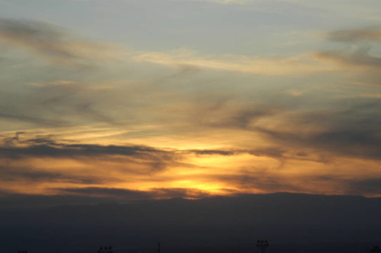 夕陽(yáng)中的溫暖