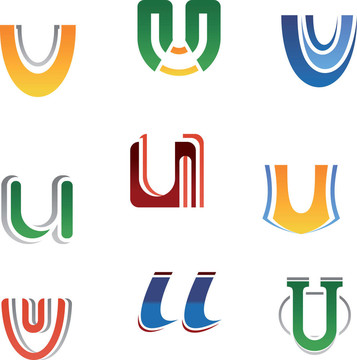 字母U