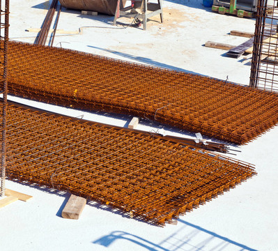 在一個(gè)新房子的建筑工地的材料