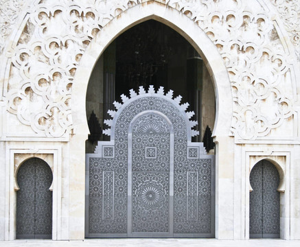 Hassan II Mosque入口