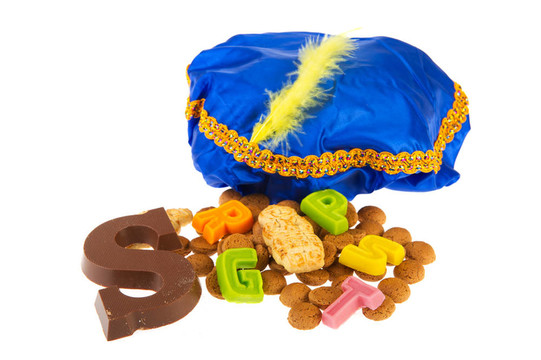 Sinterklaas candy和black Piet的帽子