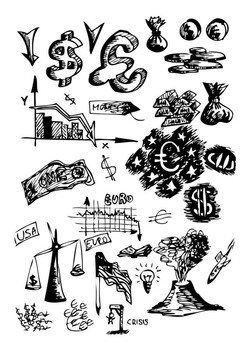 金融危機(jī)小圖標(biāo)