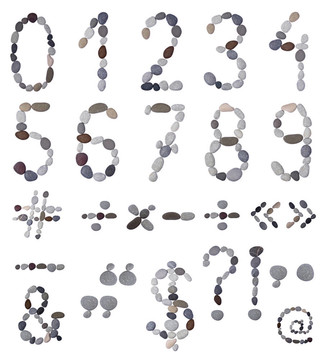海字母和數(shù)字的收集