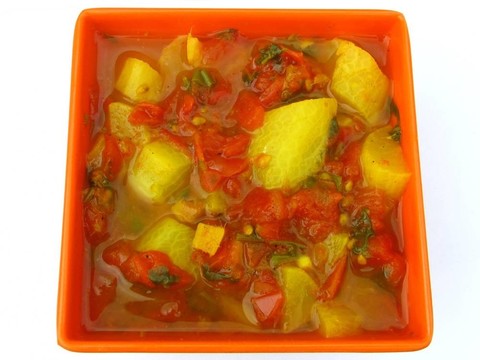 低脂蘿卜番茄的制備
