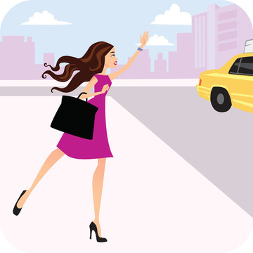 女人是出租車