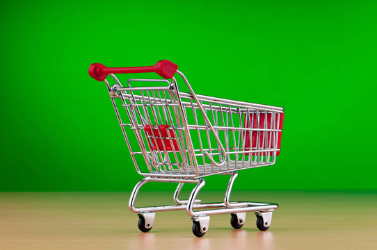 購(gòu)物車的背景
