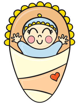 熟睡的嬰兒