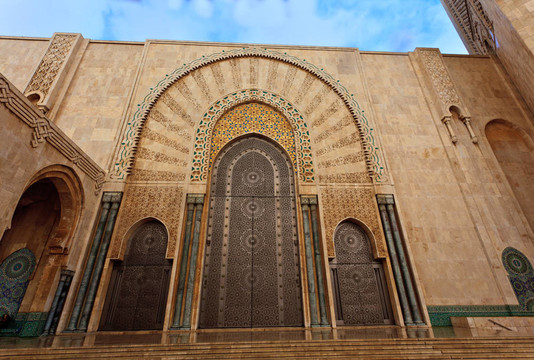 Hassan II Mosque華麗的門