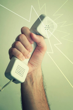 電話交談