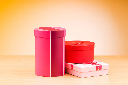 對(duì)梯度背景禮品